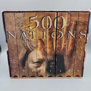 500 Nations Hosted by Kevin Costner 8-VHS Tapes Box Set